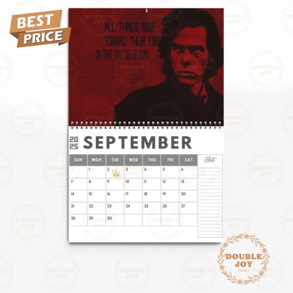 Nick Cave 2025 Wall Calendar