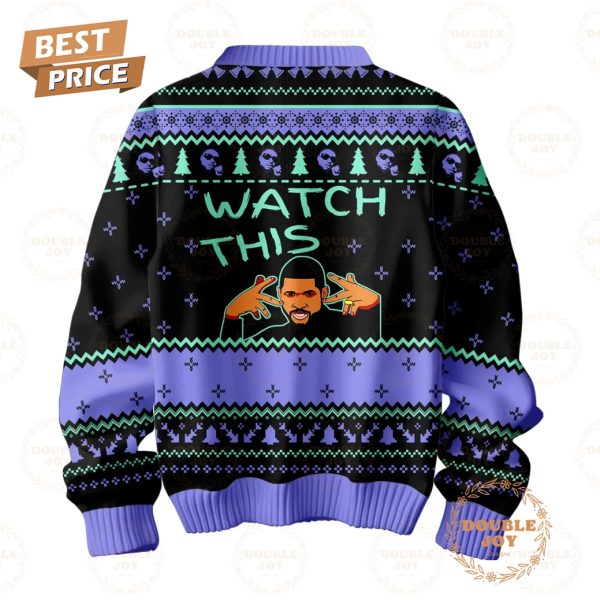 Best Man Usher Watch This Christmas Sweater