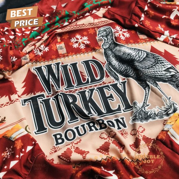 Wild Turkey BourBon Merry Christmas Sweater