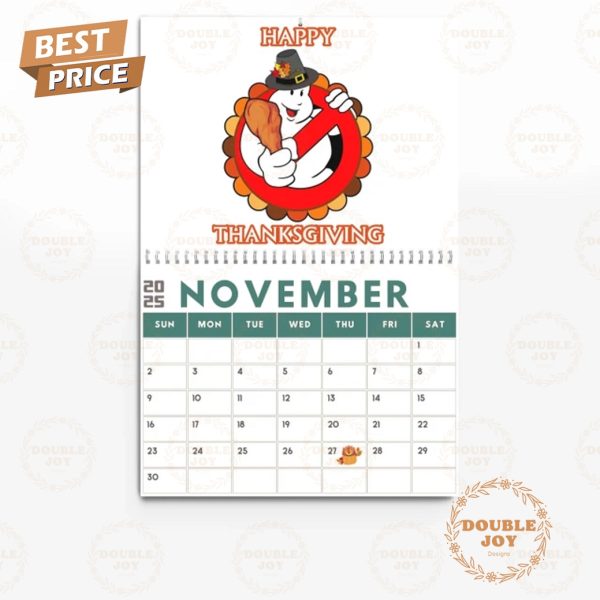 Ghost Busters 2025 Wall Calendar