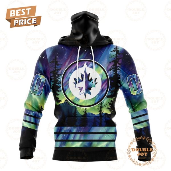 NHL Winnipeg Jets Special Design With Northern Lights 2024 Hoodie