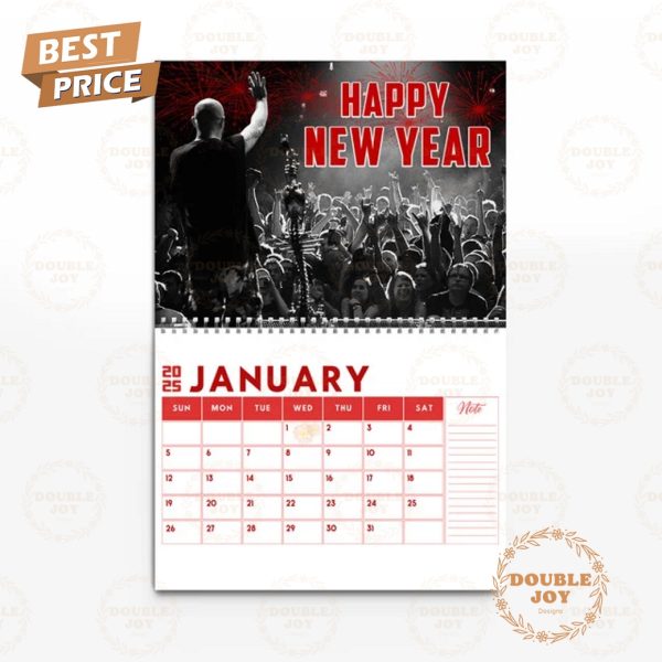 Five Finger Death Punch 2025 Wall Calendar