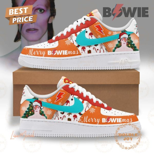 David Bowie Merry Bowiemas Air Force 1 Sneakers