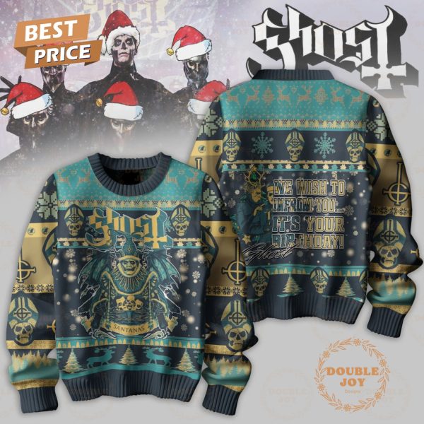 We Wish To Infrom You…It’s Your Birthday! Ghost Rock Band Sweater