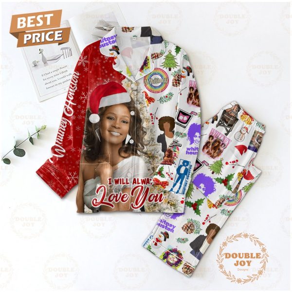 Whitney Houston I Will Alway Love You Merry Christmas Pajamas Set