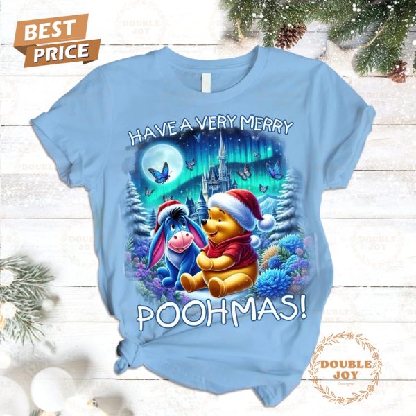 Winnie The Pooh Have A Very Merry Poohmas Holidays Fleece Pajamas Set