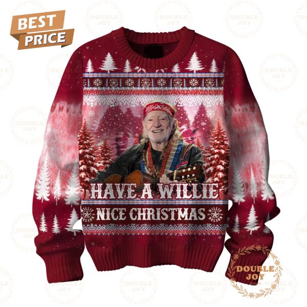 Willie Nelson Have A Willie Nice Christmas Sweater