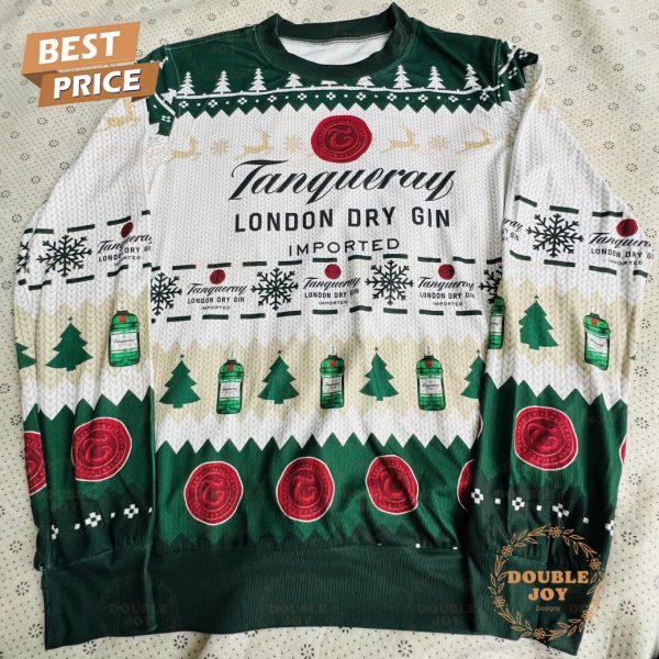 Tanqueray London Dry Gin Imported Christmas Sweater