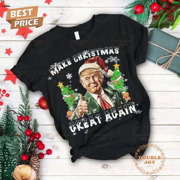 Donald Trump Make Christmas Great Again Fleece Pajamas Set