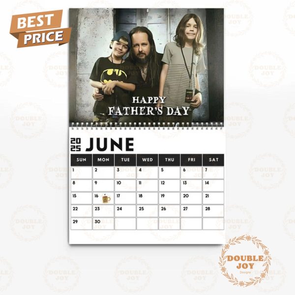 Korn Band 2025 Wall Calendar