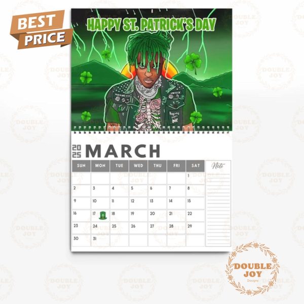 Juice WRLD 2025 Wall Calendar