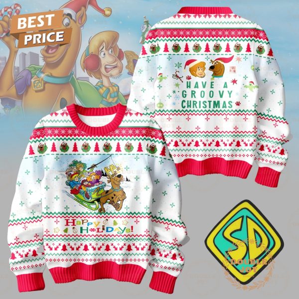 Scooby Doo Happy Hoildays, Have A Groovy Christmas Sweater