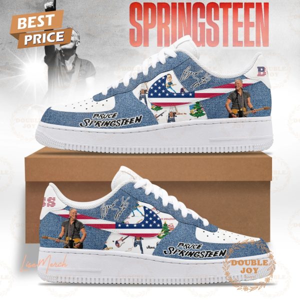 American Rock Star Bruce Springsteen Tribute Air Force 1 Sneakers