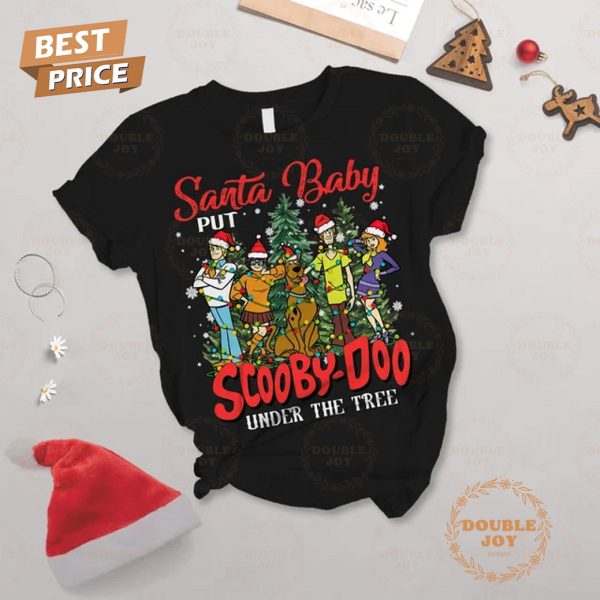 Santa Babe Put Scooby Doo Merry Christmas 2024 Fleece Pajamas Set