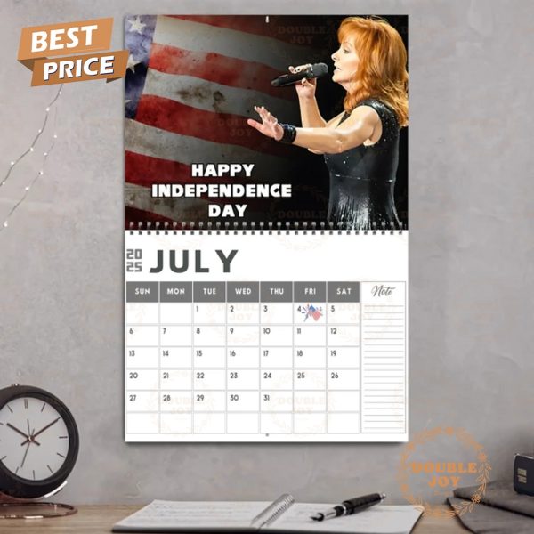 Reba McEntire 2025 Wall Calendar