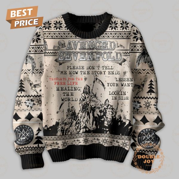 Avenged Sevenfold What A Fucking Holiday Merry Christmas 2024 Sweater