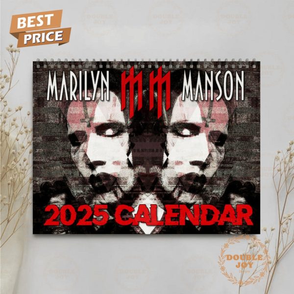 Marilyn Manson 2025 Wall Calendar