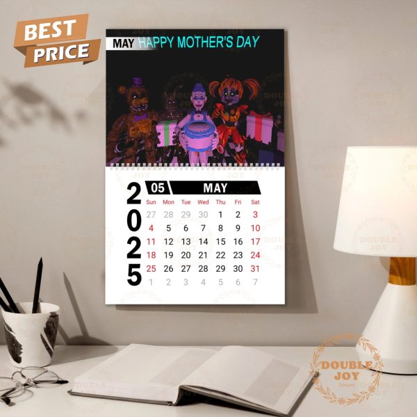 Five Nights At Freddy’s 2025 Wall Calendar