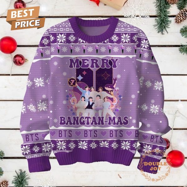 BTS Boy Band Merry Bangtanmas 2024 Sweater