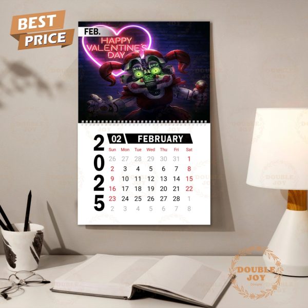 Five Nights At Freddy’s 2025 Wall Calendar