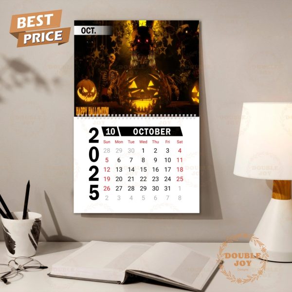 Five Nights At Freddy’s 2025 Wall Calendar