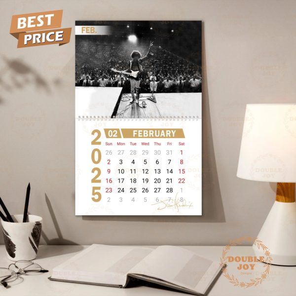 Jimi Hendrix 2025 Wall Calendar