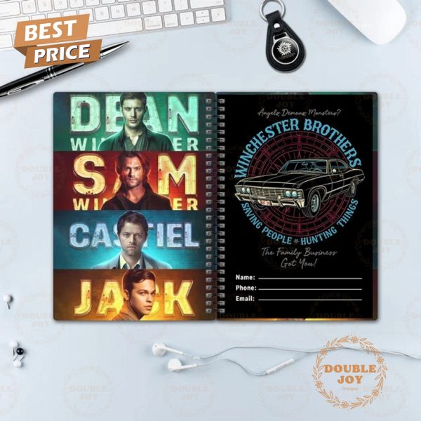 Supernatural Winchester Brothers 2025 Planner