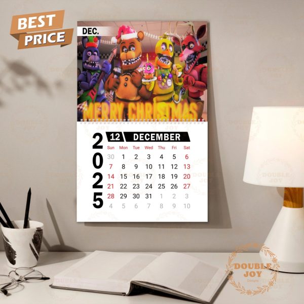 Five Nights At Freddy’s 2025 Wall Calendar