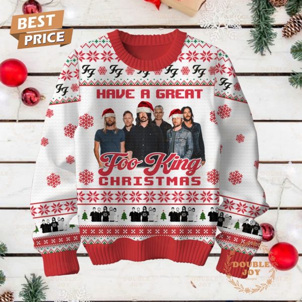 Foo Fighters Rock Band Have A Great Too King Christmas 2024 Sweater