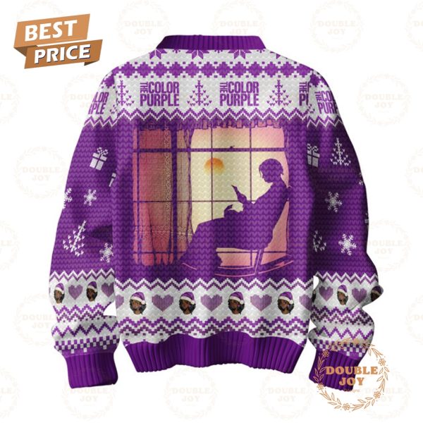 The Color Purple Happy Purple Christmas 2024 Sweater