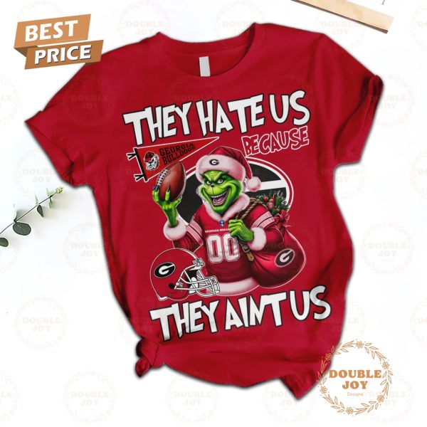 NFL Georgia Bulldogs They Hate Us Because They Aint Us Fleece Pajamas Set