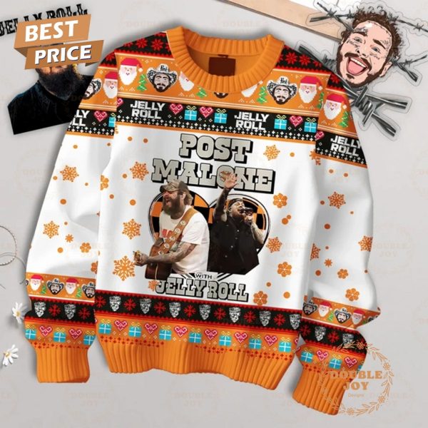 Post Malone With Jelly Roll The Big Ass Stadium Tour, Merry Christmas 2024 Sweater