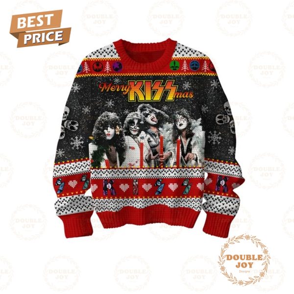 Kiss Rock Band Merry Kissmas 2024 Sweater