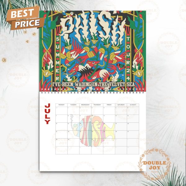 Phish Rock Band 2025 Wall Calendar