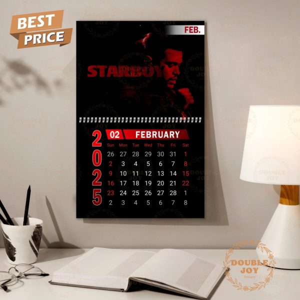 The Weeknd 2025 Wall Calendar