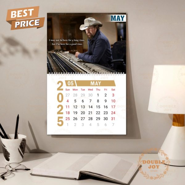 American Icon Toby Keith 2025 Wall Calendar