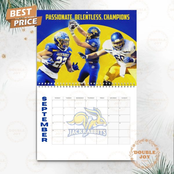 NCAA South Dakota State Jackrabbits 2025 Wall Calendar