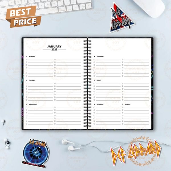 Def Leppard Pour Some Sugar On Me 2025 Planner