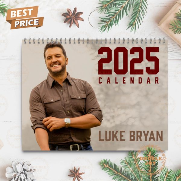 Luke Bryan 2025 Wall Calendar