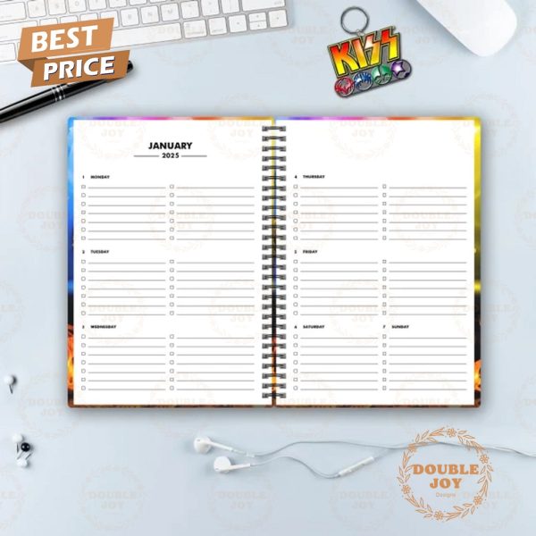 Kiss Rock Band 2025 Planner