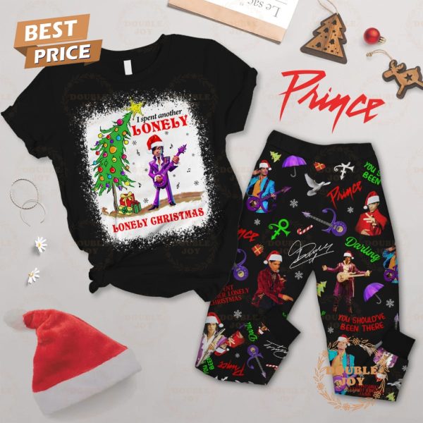 Prince I Spent Another Lonely Christmas 2024 Fleece Pajamas Set