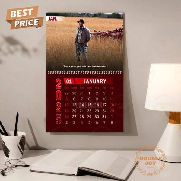 Luke Bryan 2025 Wall Calendar