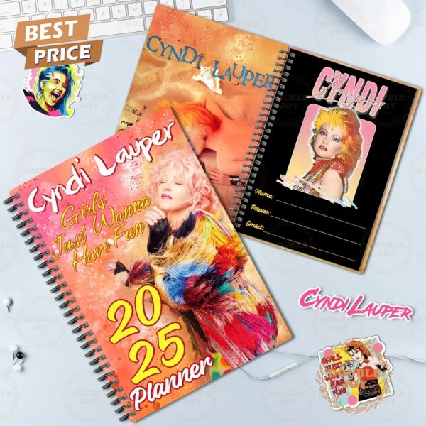 Cyndi Lauper Girls Just Wanna Have Fun 2025 Planner