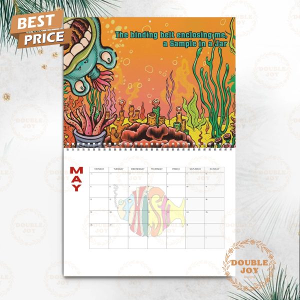 Phish Rock Band 2025 Wall Calendar