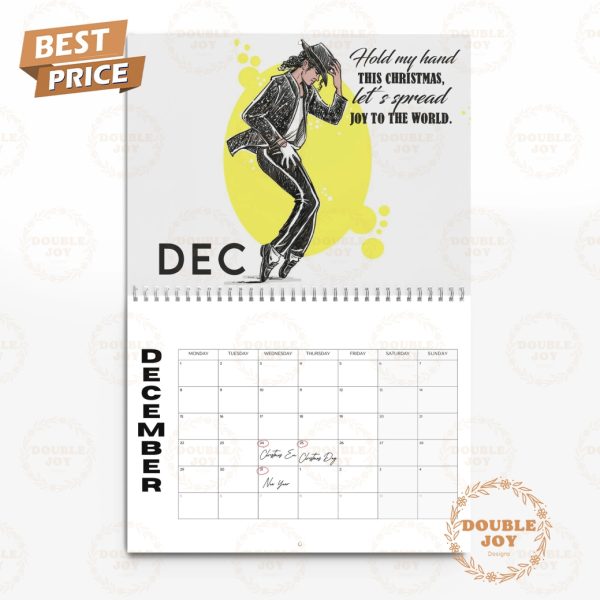 Michael Jackson 2025 Wall Calendar