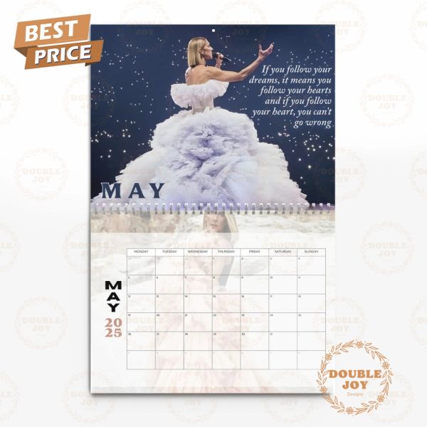 Celine Dion 2025 Wall Calendar