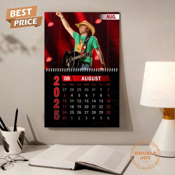 Jason Aldean 2025 Wall Calendar