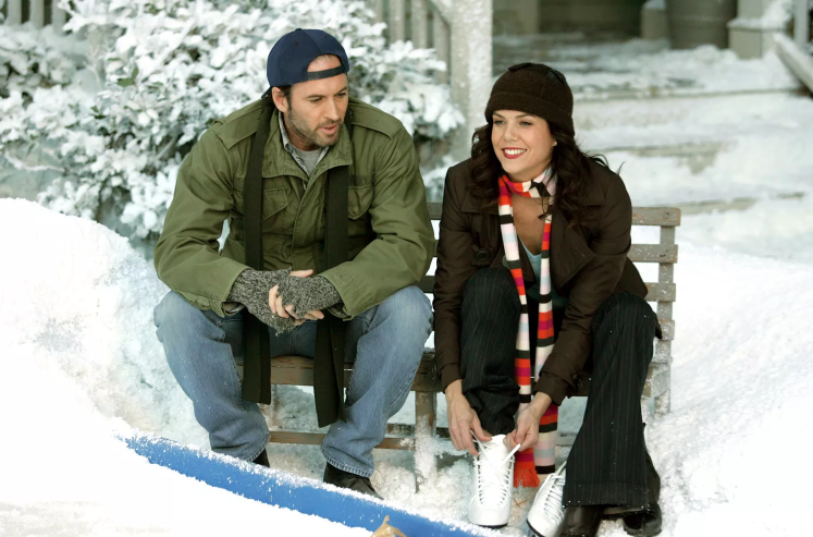 Lauren Graham and Scott Patterson in 'Gilmore Girls'