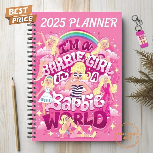 Barbie Girl In A Barbie World 2025 Planner