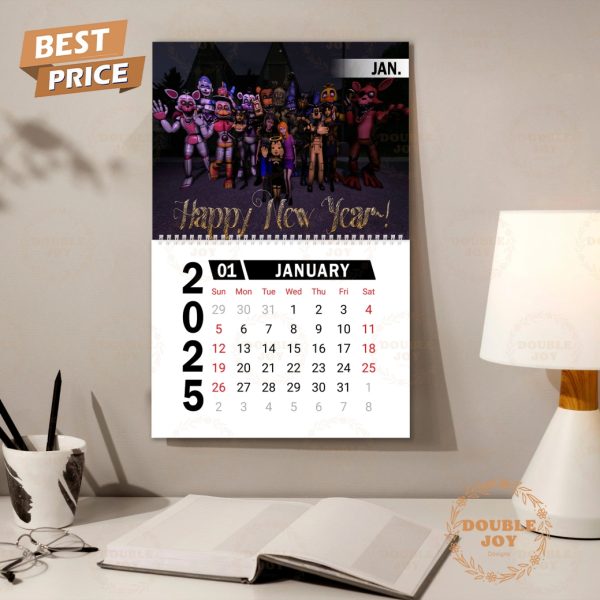 Five Nights At Freddy’s 2025 Wall Calendar